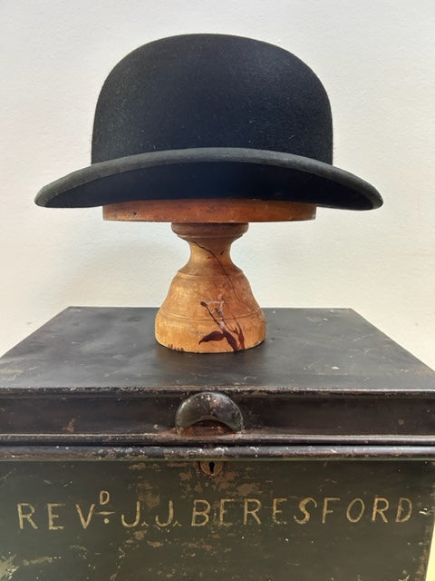 Antique English Gentleman's Top Hat - Lock & Co Hatters , St James Street London established in 1759