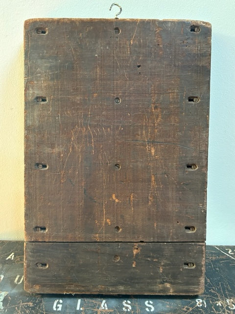 Old English Wooden Press number " 9 "