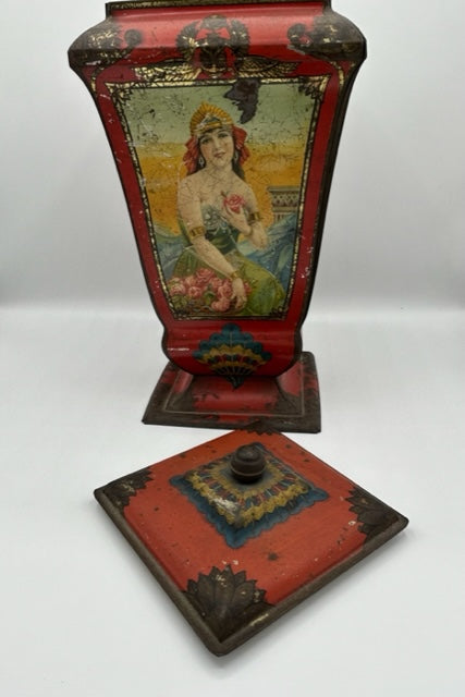 Vintage 1910 Beautiful Decorative Tin - The Don Confectionary Co LTD Sheffield England