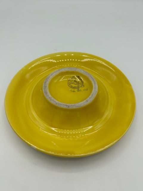 Vintage Suze Retro yellow French advertising Ashtray with black letters SOLD