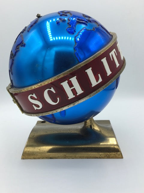 VINTAGE Schlitz Beer world globe Advertising