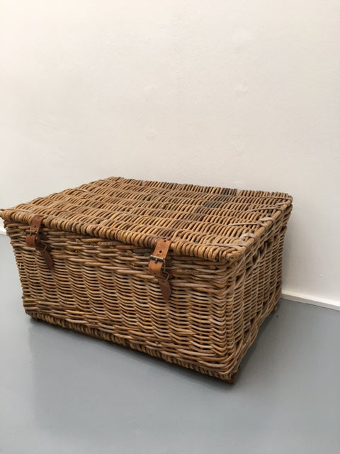 Vintage large British laundry basket SOLD