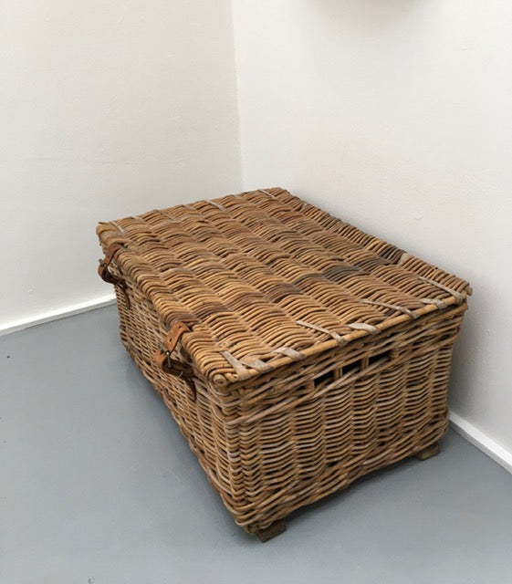 Vintage large British laundry basket SOLD