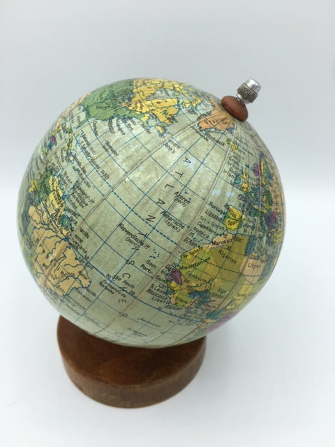 Vintage mid century 1950’s 1960’s Arthur Krause Small Terrestial Globe