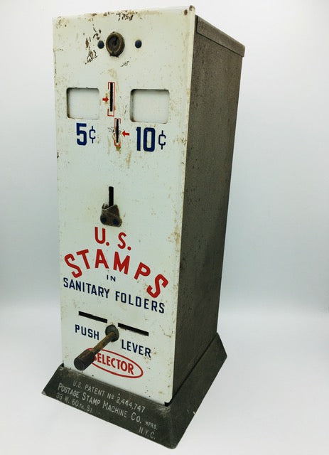 Original Vintage USA Stamp vending machine -Americana