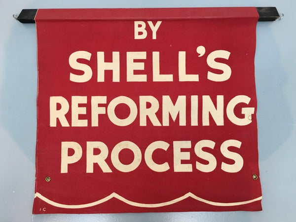 Original American double sided SHELL GAS STATION flag SOLD