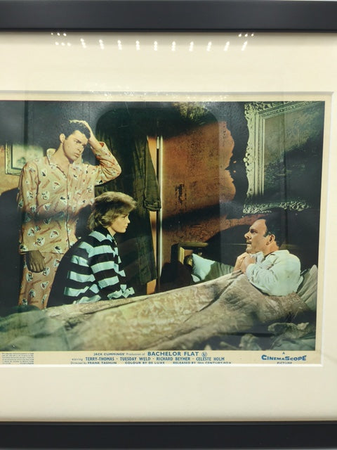 BRITISH FILM MAKING - Promo Photo - A Cinema Scope Picture starring Jack Cummings " Bachelor Flat " 1961