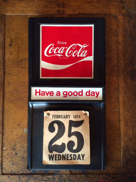 Vintage Original 1976 Coca Cola Advertising Diner Calendar