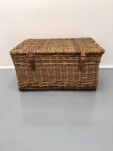 Vintage large British laundry basket SOLD