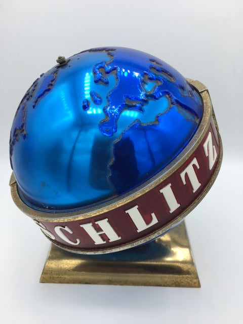 VINTAGE Schlitz Beer world globe Advertising