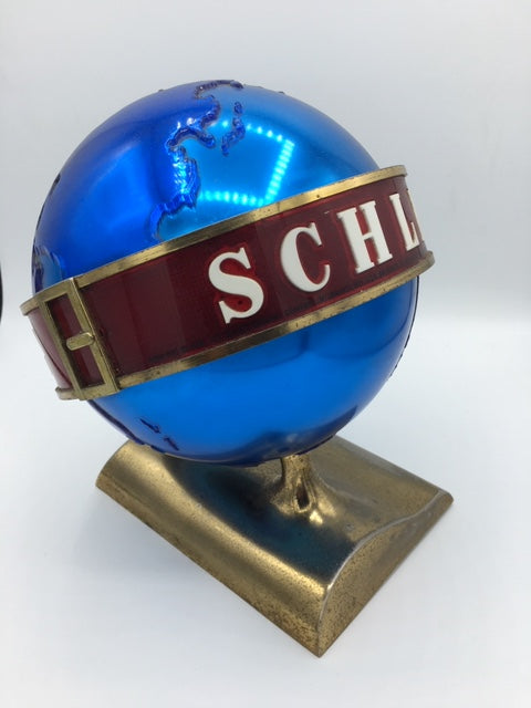 VINTAGE Schlitz Beer world globe Advertising