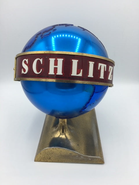 VINTAGE Schlitz Beer world globe Advertising