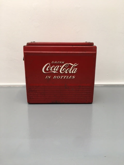 Iconic Americana Original 1950’s Coca Cola ice chest advertising SOLD